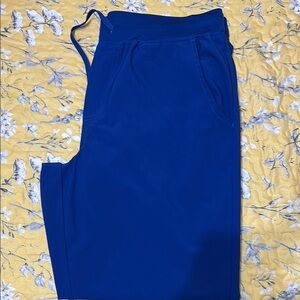 Blue scrub pants